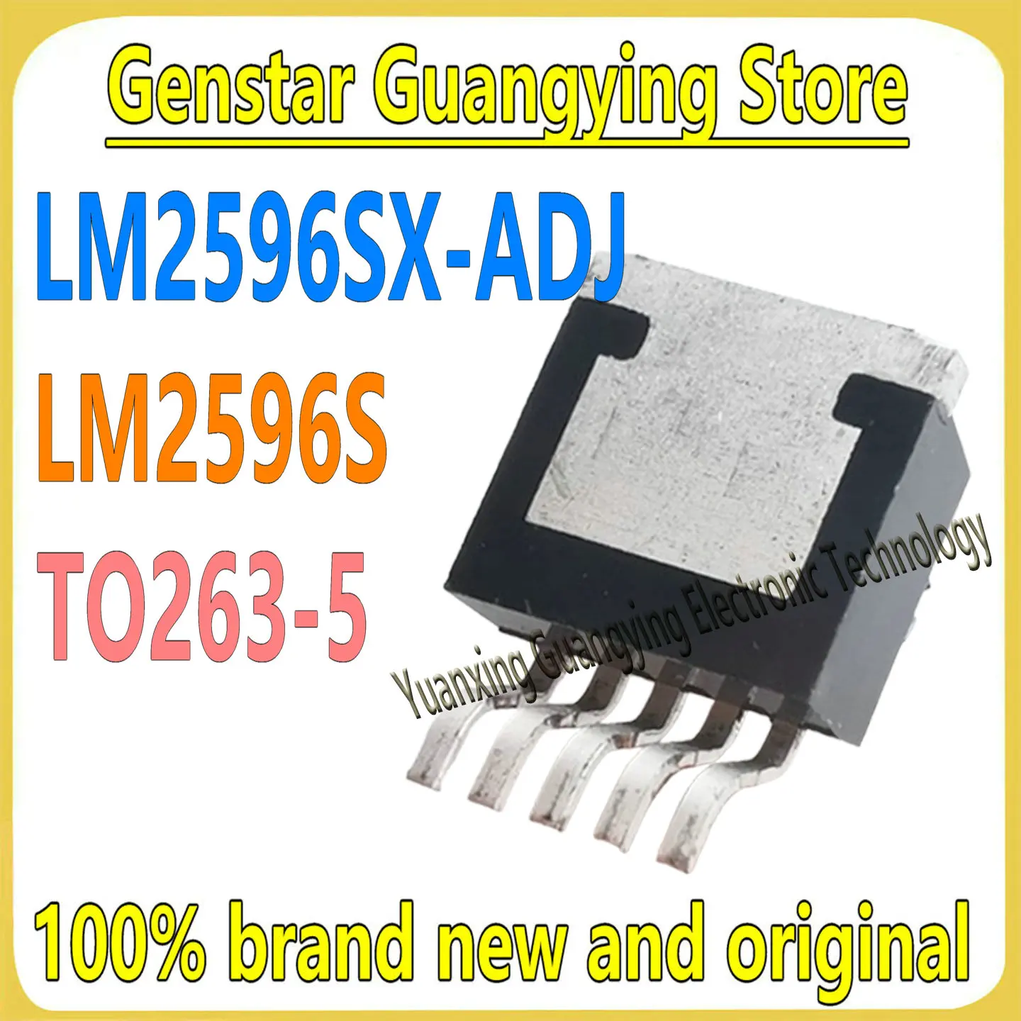 (5 pieces) LM2596SX-ADJ/NOPB LM2596SX-ADJ LM2596S-ADJ TO263-5 Switching Regulator Chip IC 100% brand new