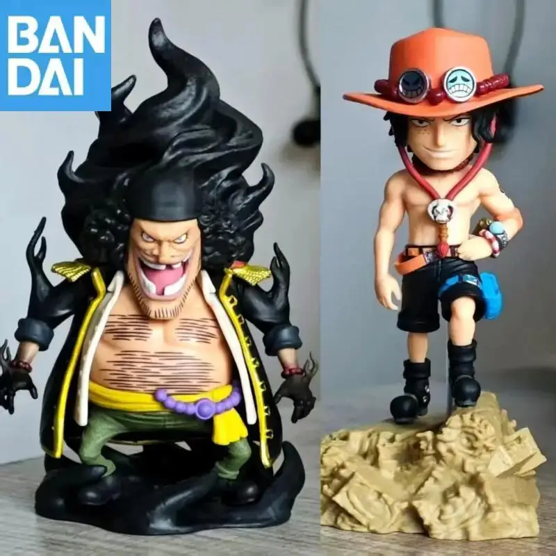 

Original Bandai Namco Banpresto One Piece Wcf Portgas D Ace Marshall D Teach Pvc 8Cm Teach Action Toy Figures Collectible Model