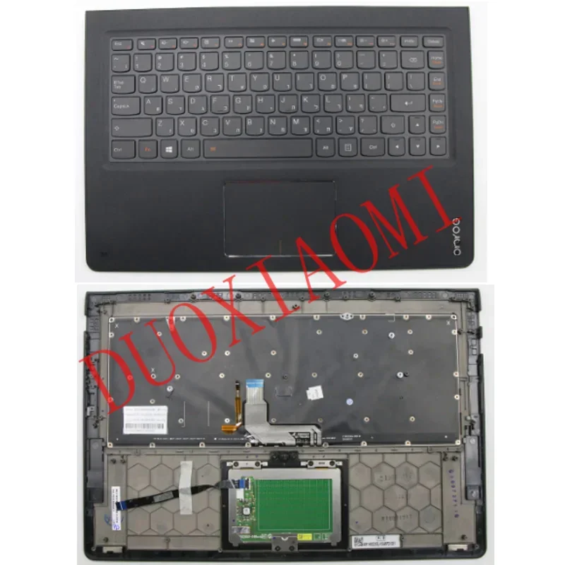 

New for Lenovo IdeaPad Yoga 900-13isk biz yoga 900-13isk2 laptop upper case L 80mk W/KB he 5cb0k48471