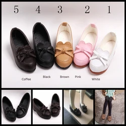 1/3 1/4 women's girl SD AOD DOD BJD MSD Dollfie Synthetic Shoes  black white pink shoes YG338