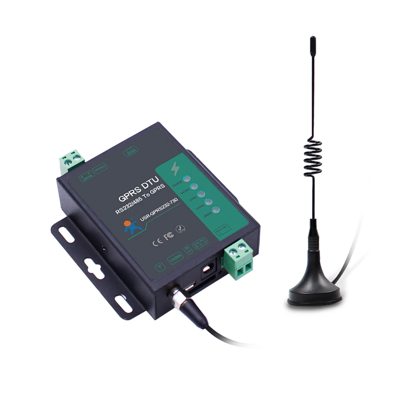 Imagem -02 - Módulo de Transmissão sem Fio Rs232 Mais 485 Serial para Gprs Dtu Gsm Usr-gprs232-g730