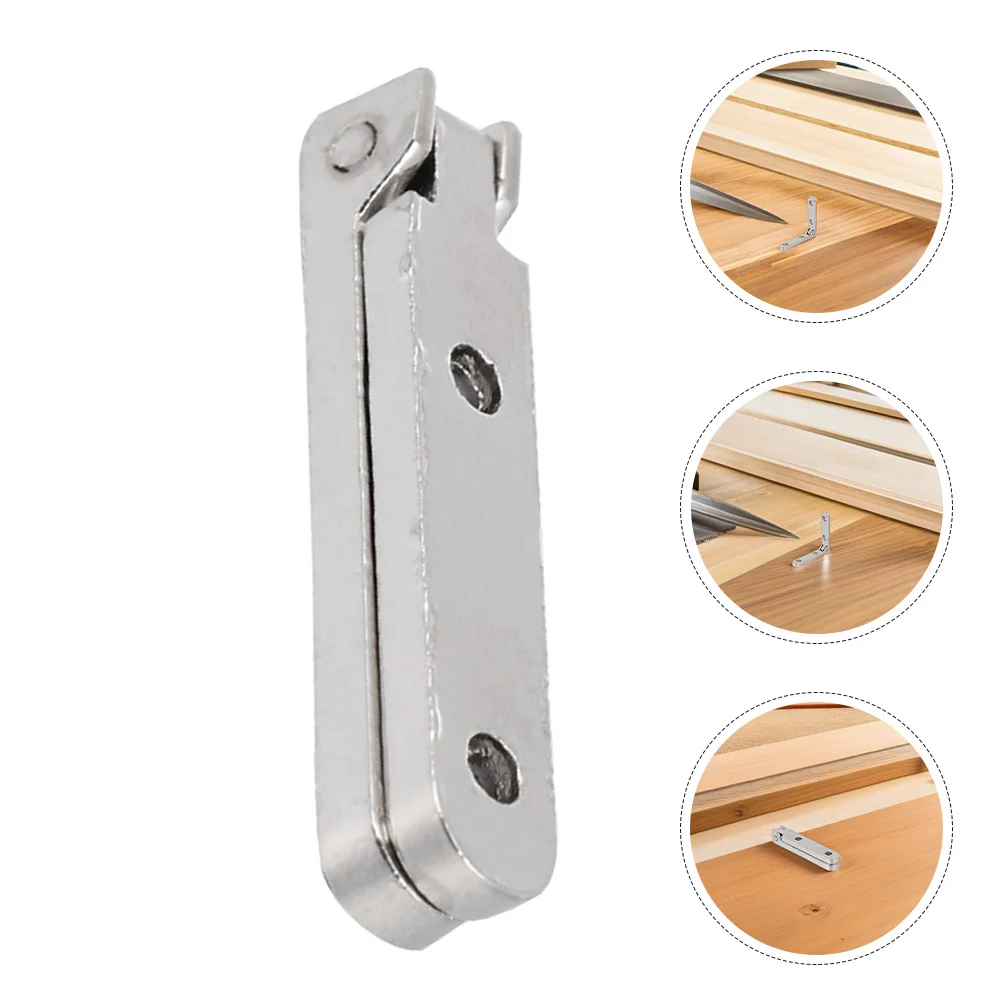 

12Pcs Small Decorative Hinges for Boxes Zinc Alloy 90 Degree Folding Support Hinges for Wooden Case Jewelry Box Treasure Chest