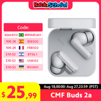 In stock Global Version CMF Buds 2a Earphone Bluetooth 5.4 Dual Connection12.4mm Driver 42dB ANC 4HD Mics Up 31H of playbackIP54