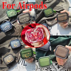 Funda moderna para Airpods Pro 2, Funda colorida Retro, Capa suave para niña, Morandi romántico