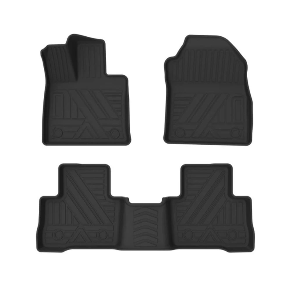 

For Toyota Venza 2022 Double Engine TPE Foot Pad The Left Driving Waterproof Non-slip Car Floor Mat Special Car Floor Carpet