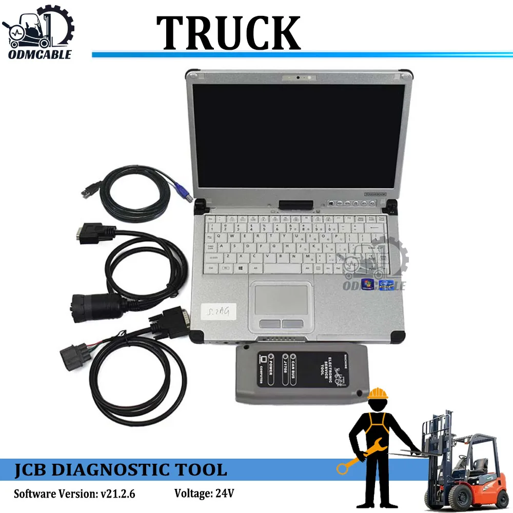 

CF C2 LAPTOP WITH ELECTRONIC SERVICE MASTER FOR JCB 1.73.3 KIT JCB WITH SPP CANBUS J1708 DIAGNOSTIC SCANNER TOOL