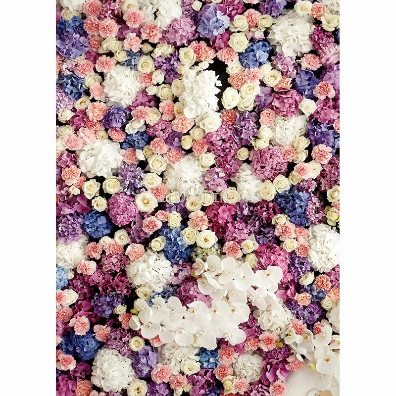 Rosebud Wedding Background Valentine's Day Photography Backdrops Props Beautiful Flower Wall Photographic Background AA-05