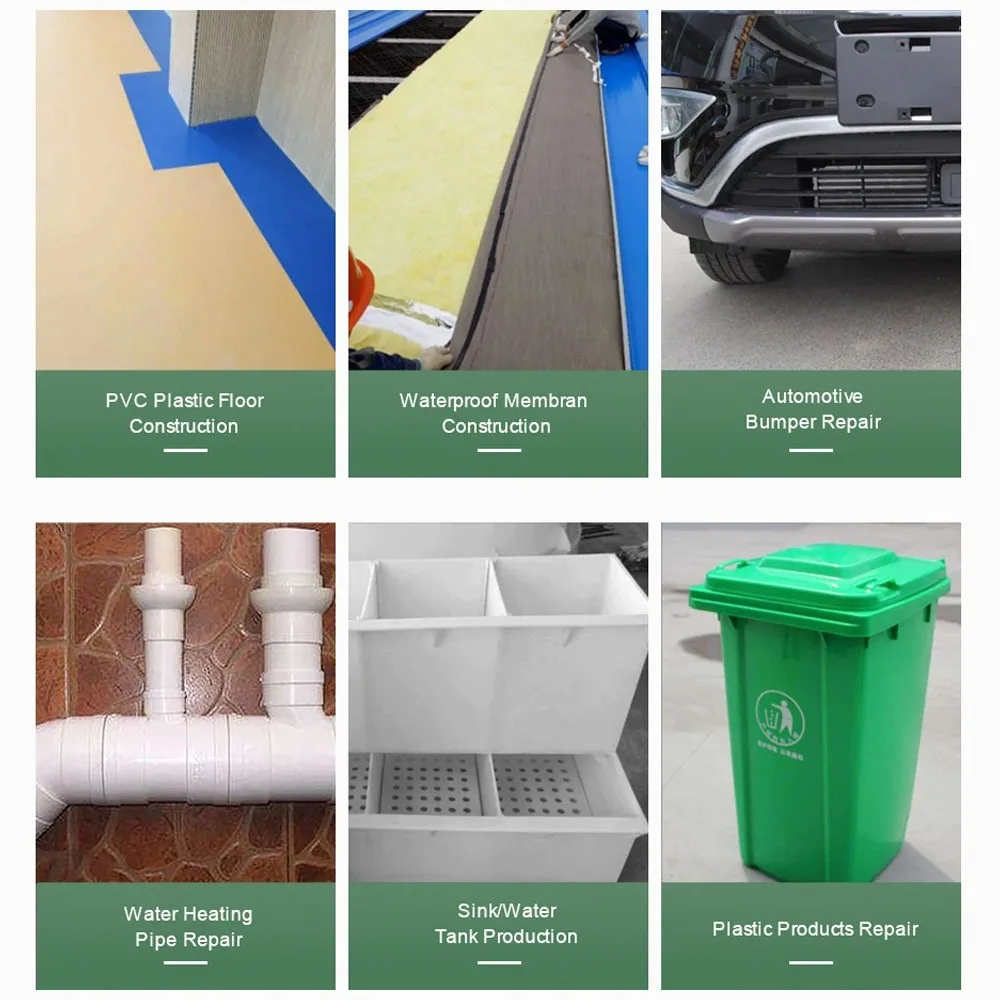 Pistolet do spawania plastiku 1080W z wbudowanym pistoletem na gorące powietrze, do spawania plastiku PVC, podłóg, skóry, linii, kleju podłogowego, model PT1080A