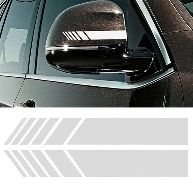 Car Sticker Stripe Side Rear View Mirror Stickers for Honda Civic City Accord Odyssey Spirior CR-V CR-Z CRX MUGEN ACURA CL CSX