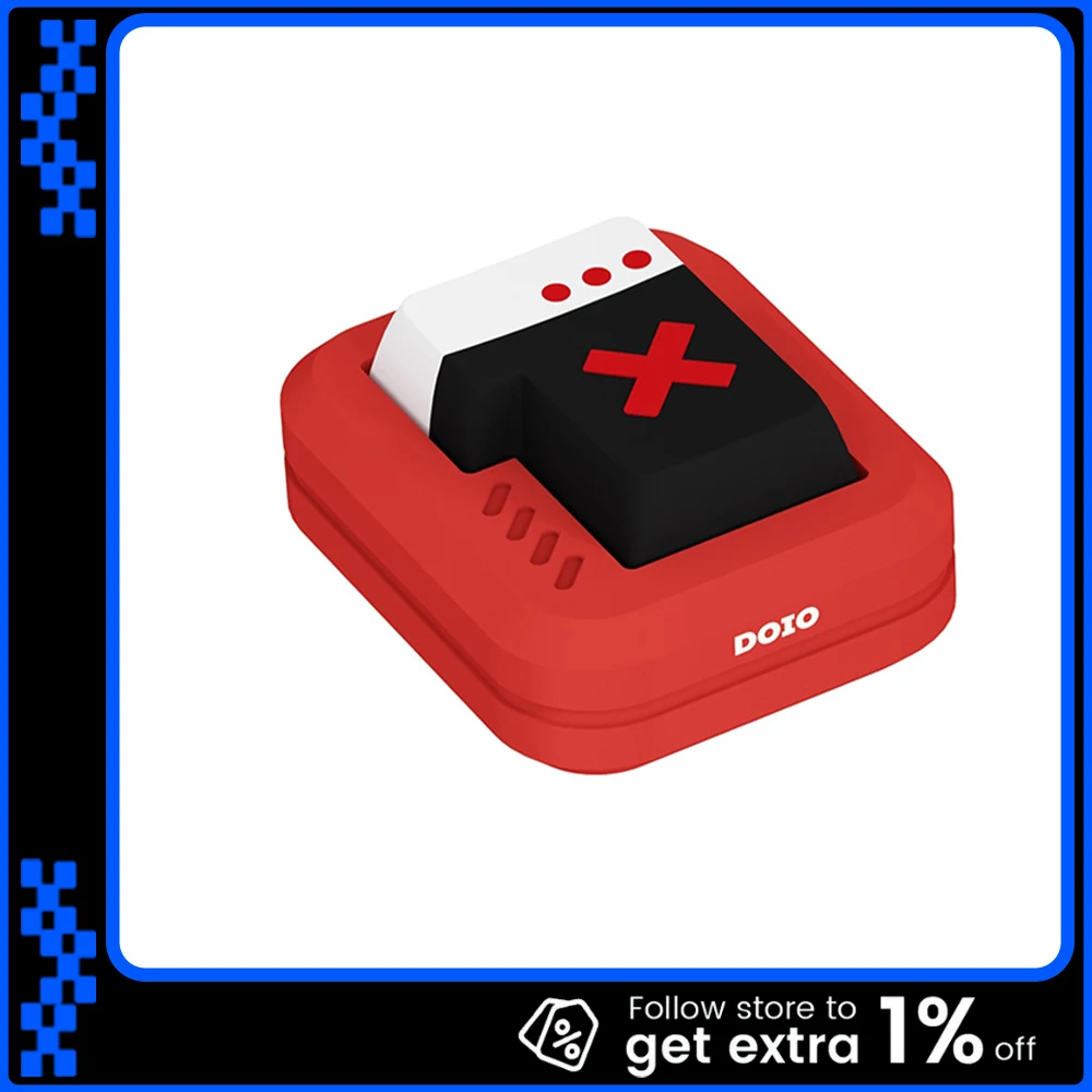 

DOIO KB01-14 Механическая клавиатура из алюминиевого сплава Проводной контроллер возврата каретки Настольный ключ питания Внешний настольный выключатель питания