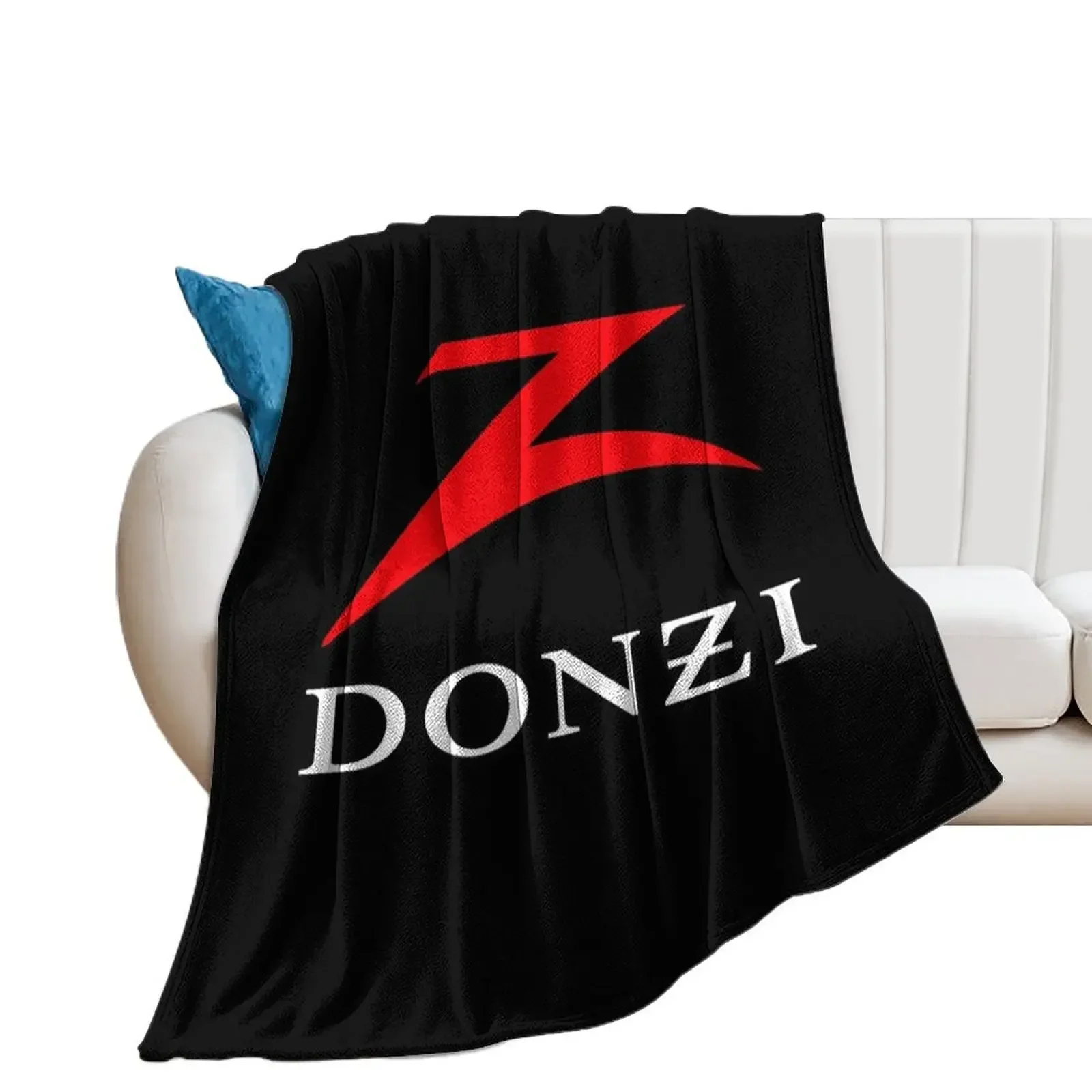 Donzi Marine Boats Throw Blanket Luxury Brand Cute Plaid Blankets