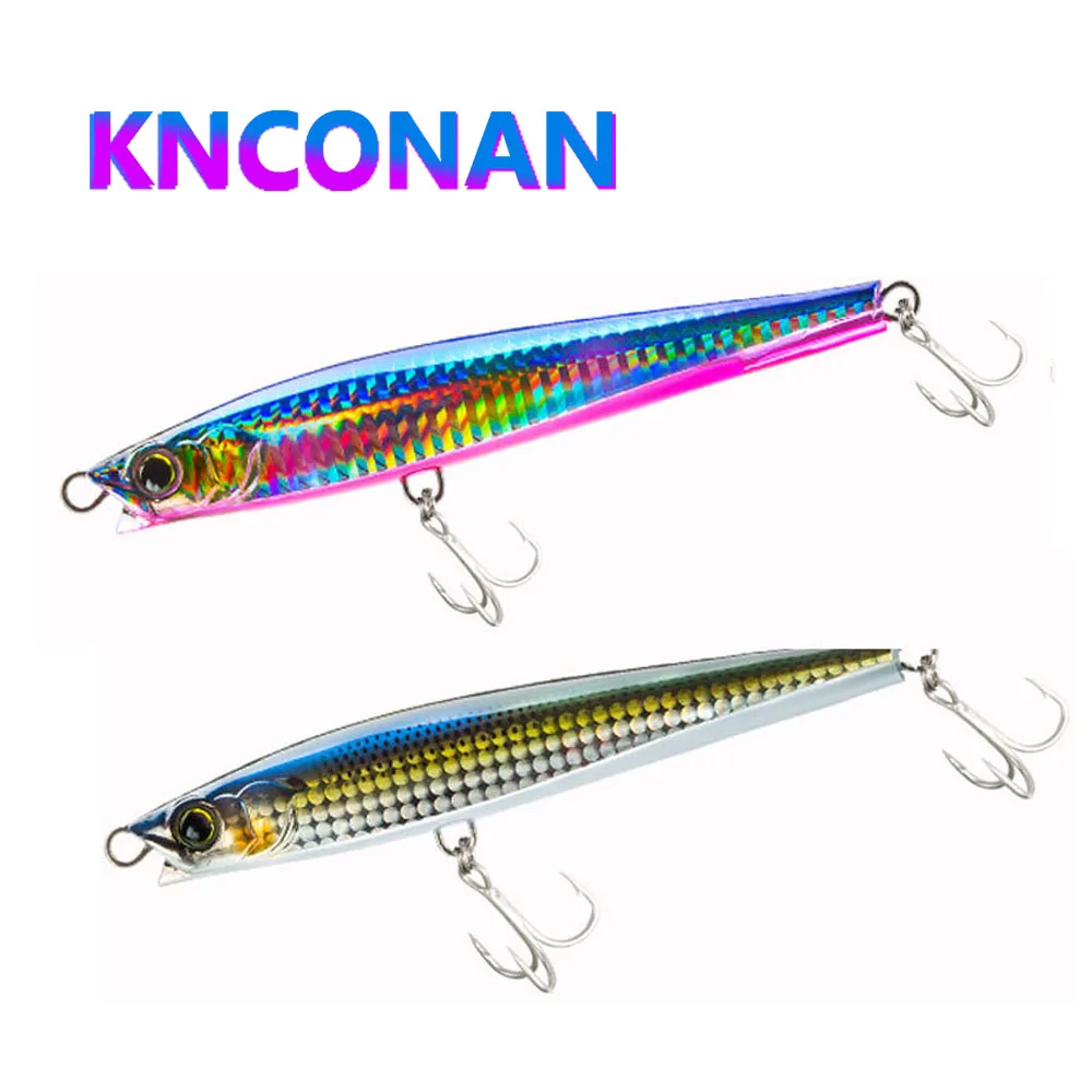 

110mm 50g Sinking Minnow Pencil Fishing Lures Monster Shot Casting Saltwater Artificial Bait Tuna Swimbait Fishing Supplies BASS