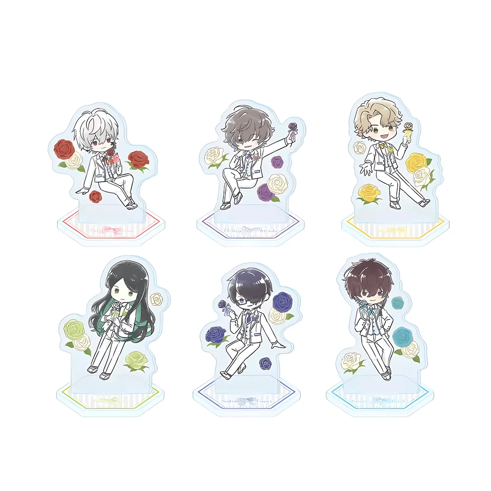 Folie Fatale Sakuraba Fuyuri 10cm Acrylic Stand Keychain Yandere Game Anime Figure Desk Decor Collection Gift