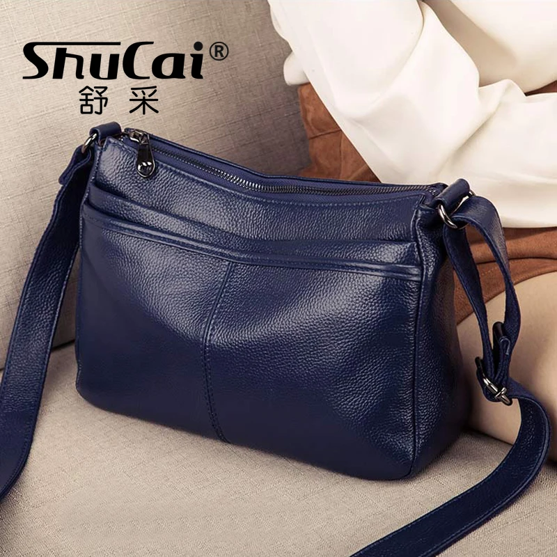 

Genuine Leather Crossbody Bags for Women Luxury Handbag Fashion Ladies Shoulder Bag Female Messenger Bags Totes Purse