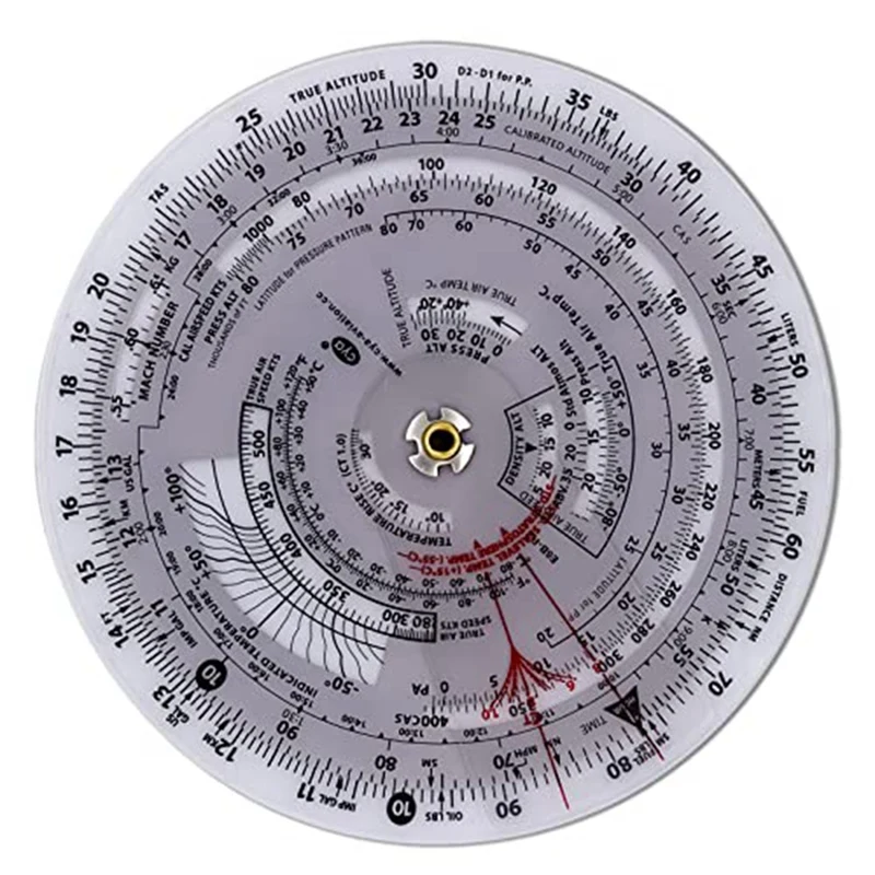 E6B-R Flight Computer Aviation Plotter Circular Slide Rule Used in Aviation Flight Training