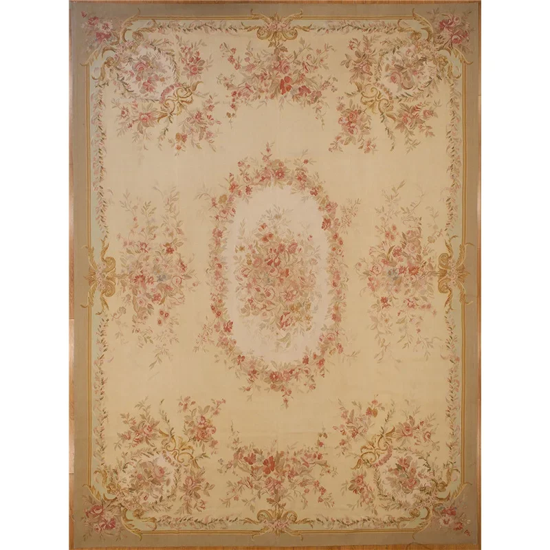 Kobelin hand-woven carpet 100% wool classical court bedroom decoration