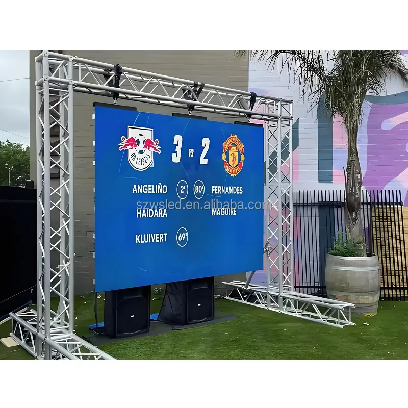 3840HZ Full-Color P3.9 Indoor/Outdoor LED Video Wall 500*500mm Stage Rental 4K Resolution High Performance P2.6 P3.9