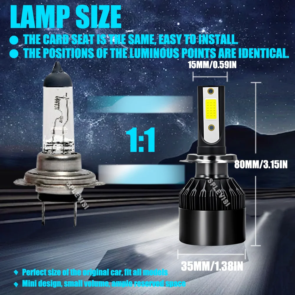 6000LM السيارات led المصباح مرحبا لو شعاع شاتيربروف لاند روفر رينج روفر سبورت 2005 2006 2007 2008 2009 2010 2011 2012 2013 #5