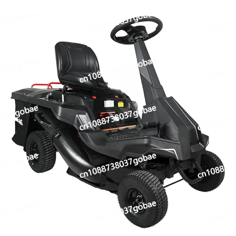 ZC mount type gasoline lawn mower four-wheel lawn mowing lawn mower electric start car