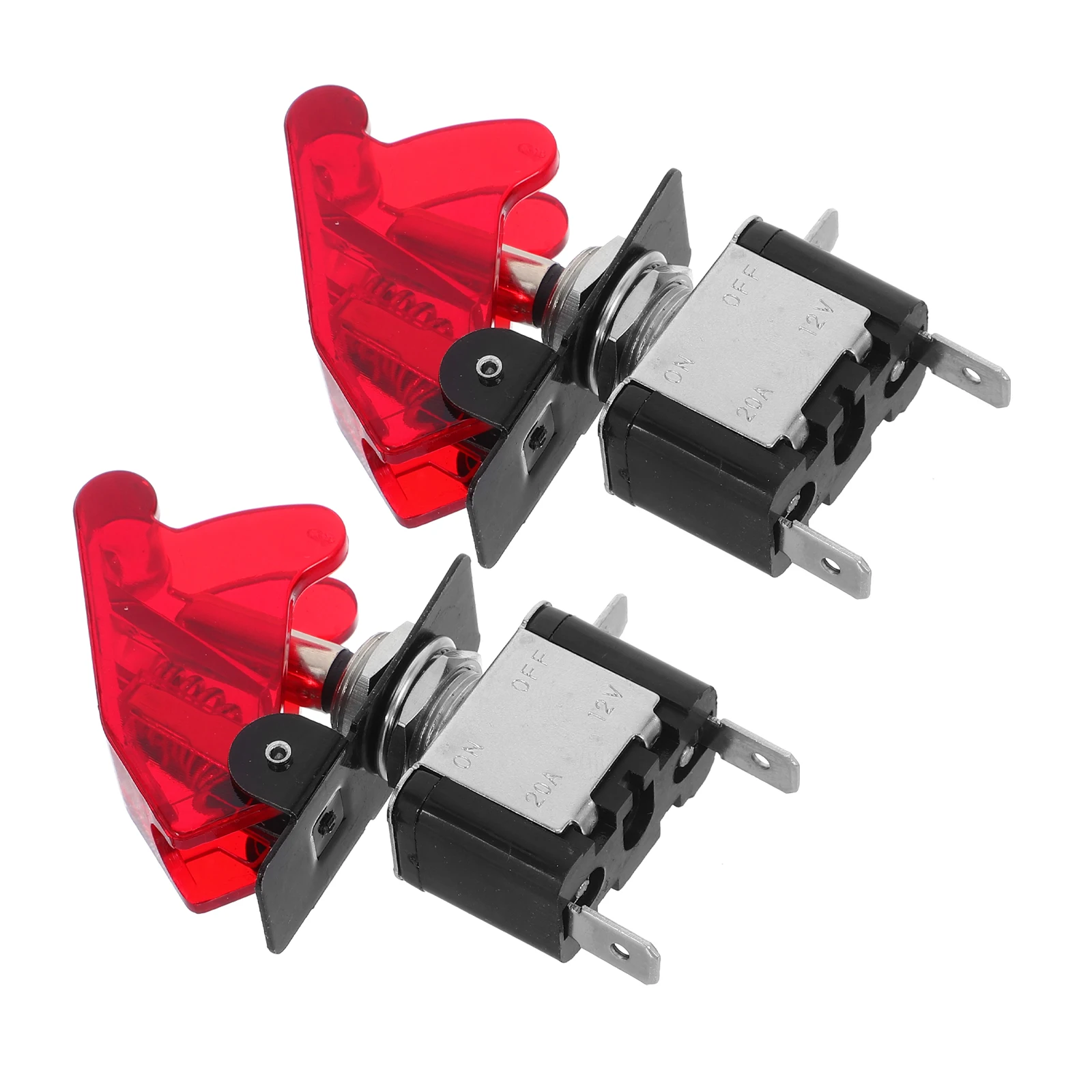 

2PCS Switch 3Pin Toggle Rocker Waterproof 12-24V 20A Heavy Duty for Truck Boat Stable Performance Efficient Switching