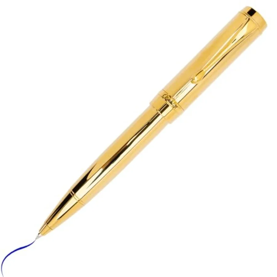 

Duragraph Metal Ballpoint Pen PVD Gold Finish with Standard Parker-Style Blue Refill Luxury Writing Pen Gift for Professionals