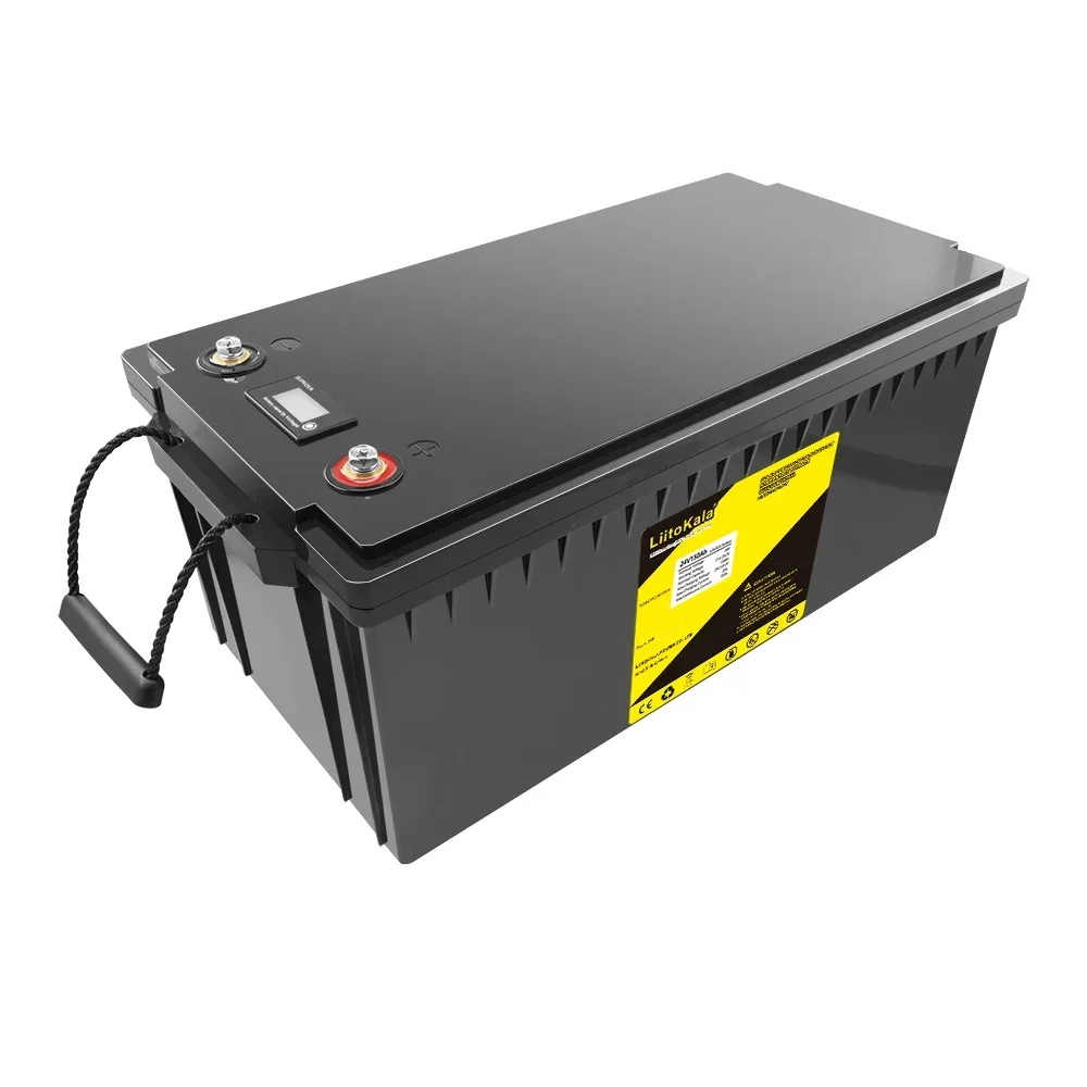 LiitoKala 24V 150Ah Lifepo4 battery pack with 100A BMS for inverter solar panel scooter backup power boat light 29.2V 10A