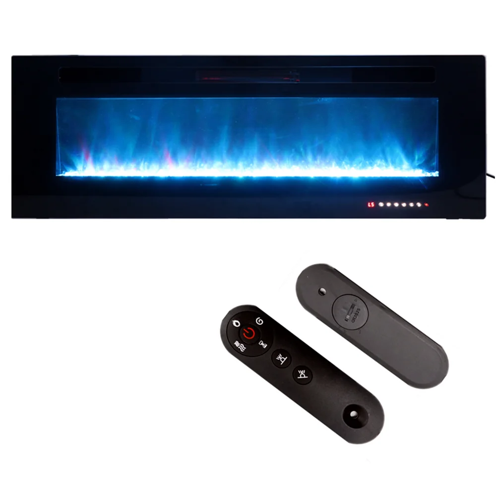 Led Fire Lamp Mini Table Quality Decorative  Led Electrical Heater Fireplace Indoor Flame  Rgb 60 Inch