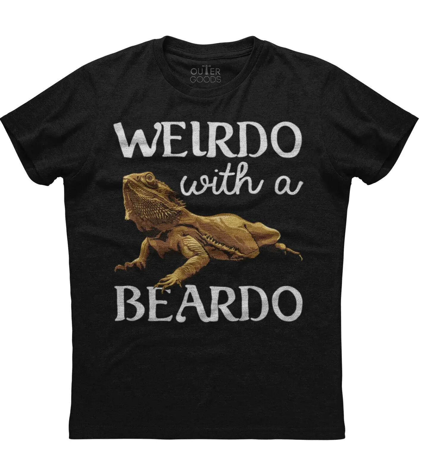 Welrdo with A Beardo. Funny Dragon Graphic Printed T-Shirt. Summer Cotton O-Neck Short Sleeve Mens T Shirt New S-3XL