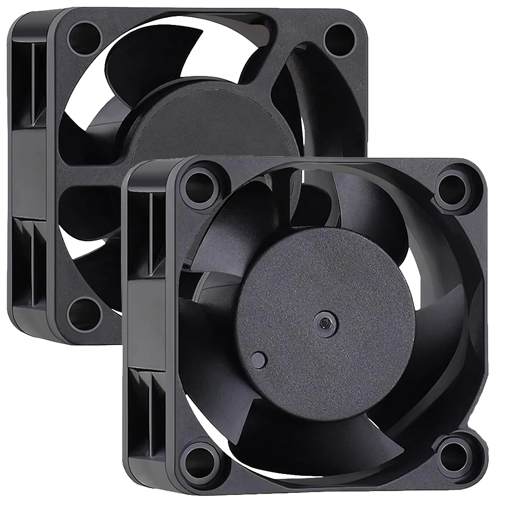 40mm Fan 12V 24V 2Pin 40mm x 40mm x 20mm 4020 DC Brushless CPU Cooler Replacement Fan for DVRs, NAS, Network Switches, 1U Rack