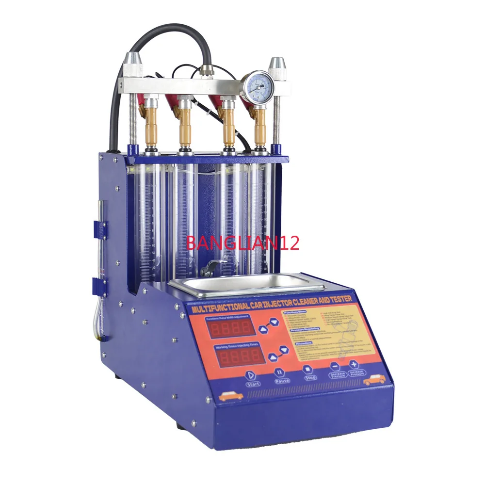 Automobile fuel injector cleaning machine, direct injection detector, no-dismantling ultrasonic cleaner, random color