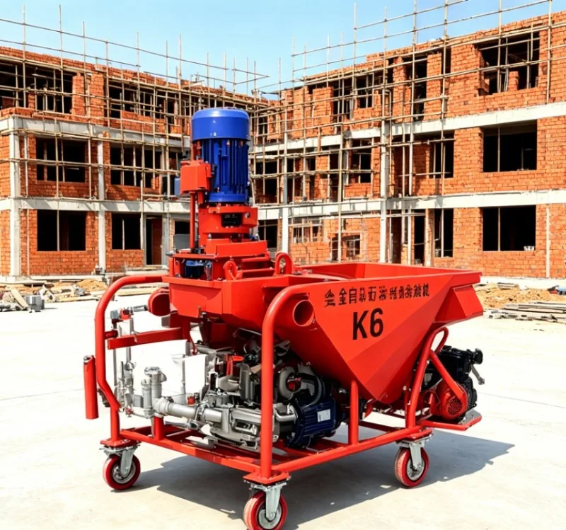 

Made in China K9 Gypsum Spraying Machine with Remote Control for Cement Lime Mortar Direct Sale