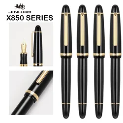 1/5 PCS JINHAO X850 Fountain Pen Gold Clip Iraurita EF/F/M Nib for Writing Signature Office School Supplies Stationery