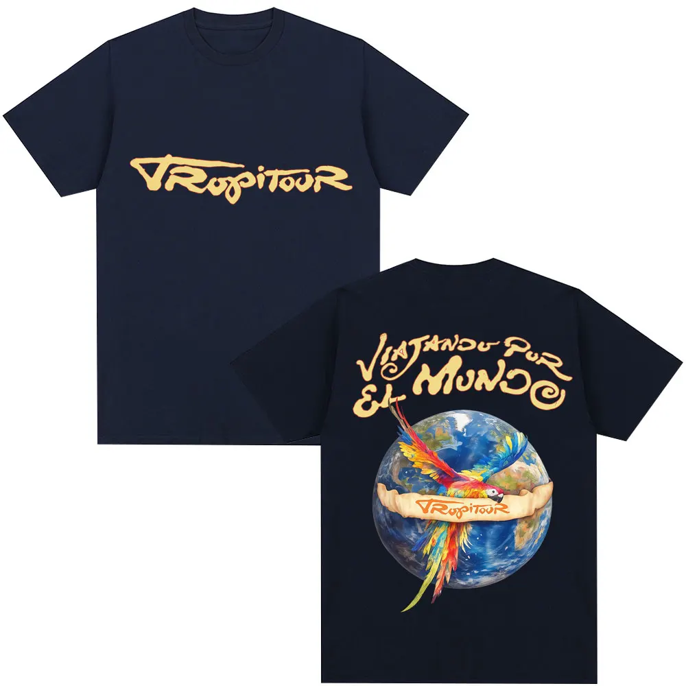 Karol G Tropicoqueta Tour Album 2026 T-Shirt für Männer und Frauen, Modische Ästhetische T-Shirts, Übergroße Lässige Baumwoll-T-Shirts, Streetwear – Detail 3