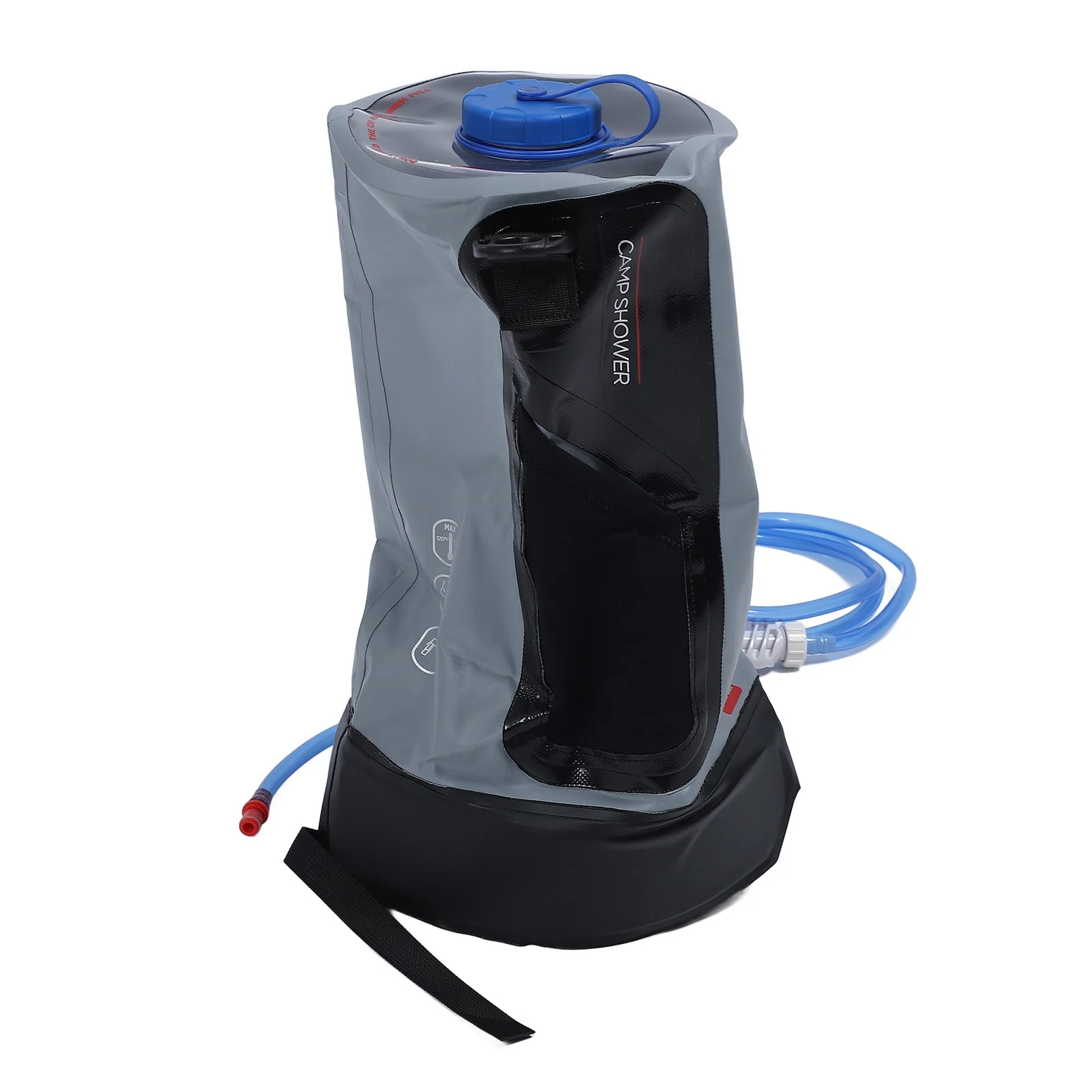 Camping Shower 12L Portable PVC with Shower Head Air Pump Hiking Shower Bag for Mountaineering Car Washing view 3