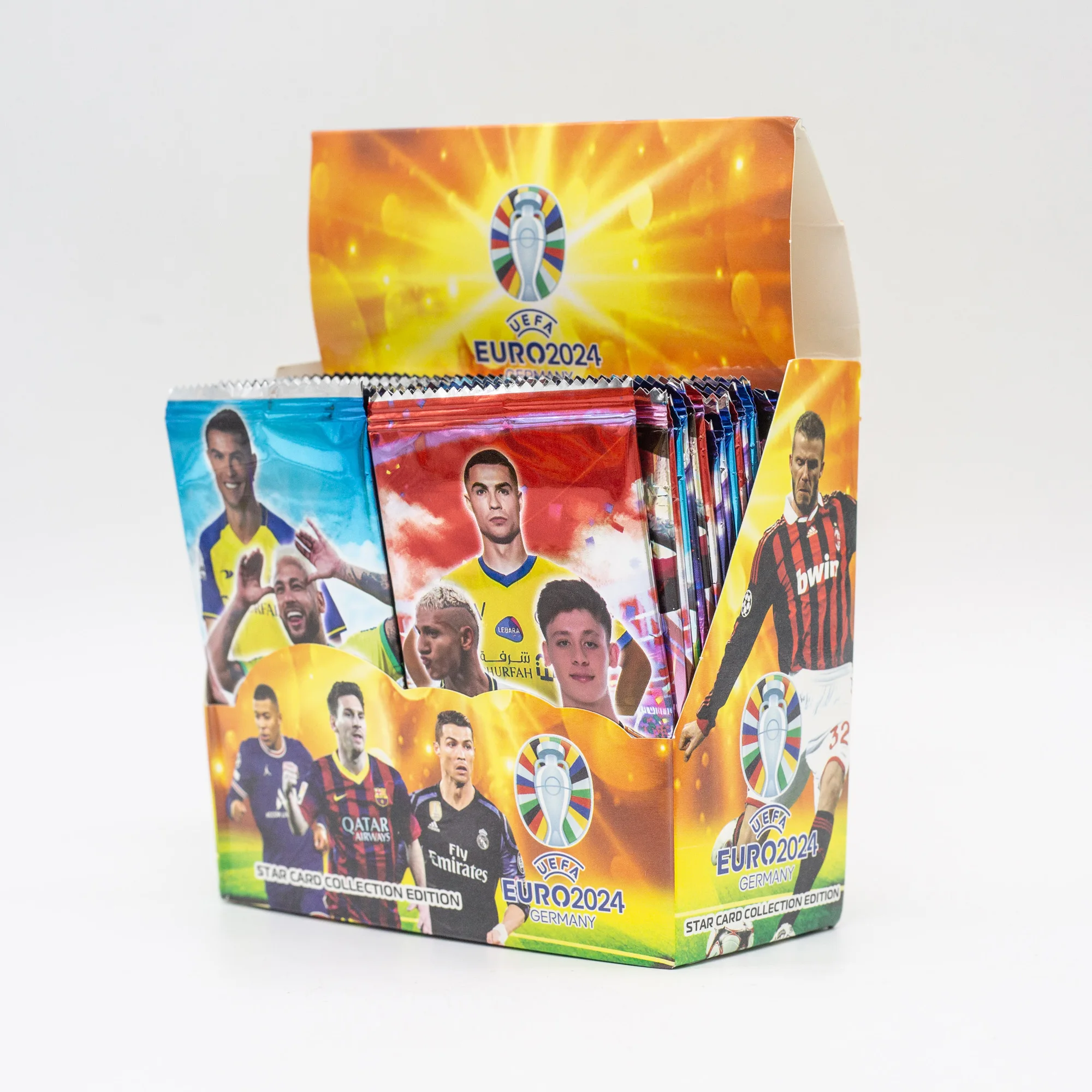 Tarjetas comerciales de la FIFA 288 para niños, tarjetas de estrellas del fútbol puro, Flash brillante, TCG juego de mesa, colección de fanáticos,