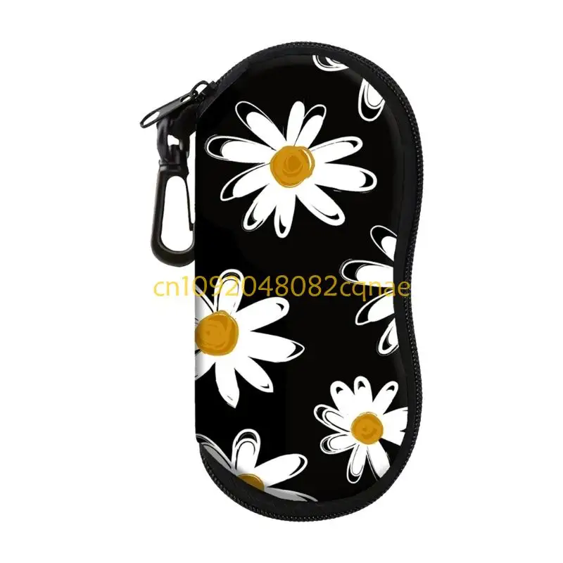 Modern Printed Eyeglasses Pouches Premium Zippers Protecting Light weight Organizers For Sunglasses Cosmetics