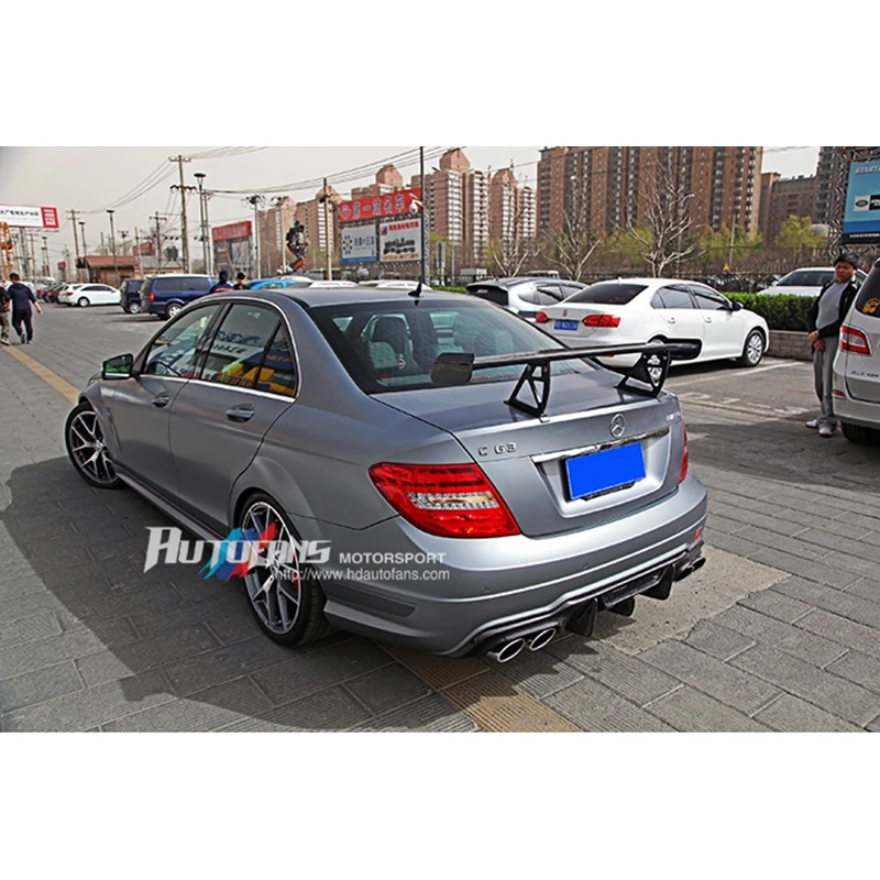 

C Класс W204 C63 купе, углеродное волокно, черная серия, спойлер багажника, заднее крыло, подходит для Mercedes-Benz W204 C63, железная дорога C63