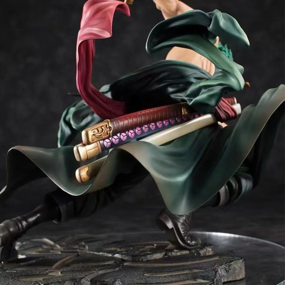 10cm One Piece Anime Figur GK Roronoa Zoro Dreiklingen-Sa-maximum Manga Anime Statue Actionfigur Sammlerstück Modell Kinderspielzeug – Detail 6