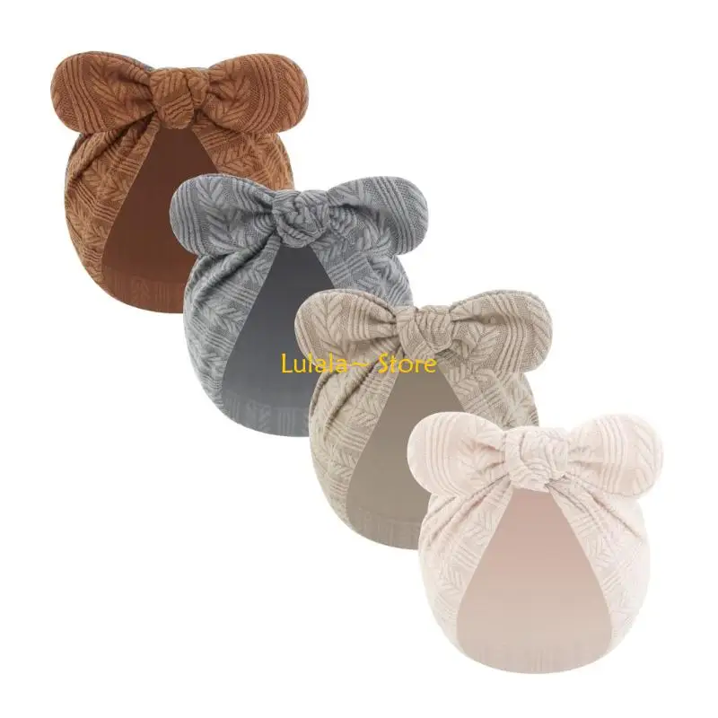 

Y4QA Infant Baby Fetal Hat Cotton Comfortable Newborns Fetal Cap Fashionable Brimless Hat Soft Bonnet Trend Headwear