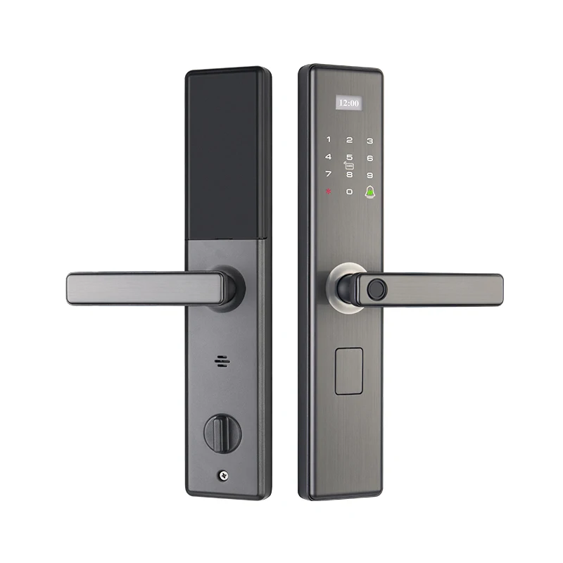 Digital Keyless Entry Smart Lock for Apartment Home Bedroom Electronic Door Lock Fingerprint Recognition Aluminum Alloy Material