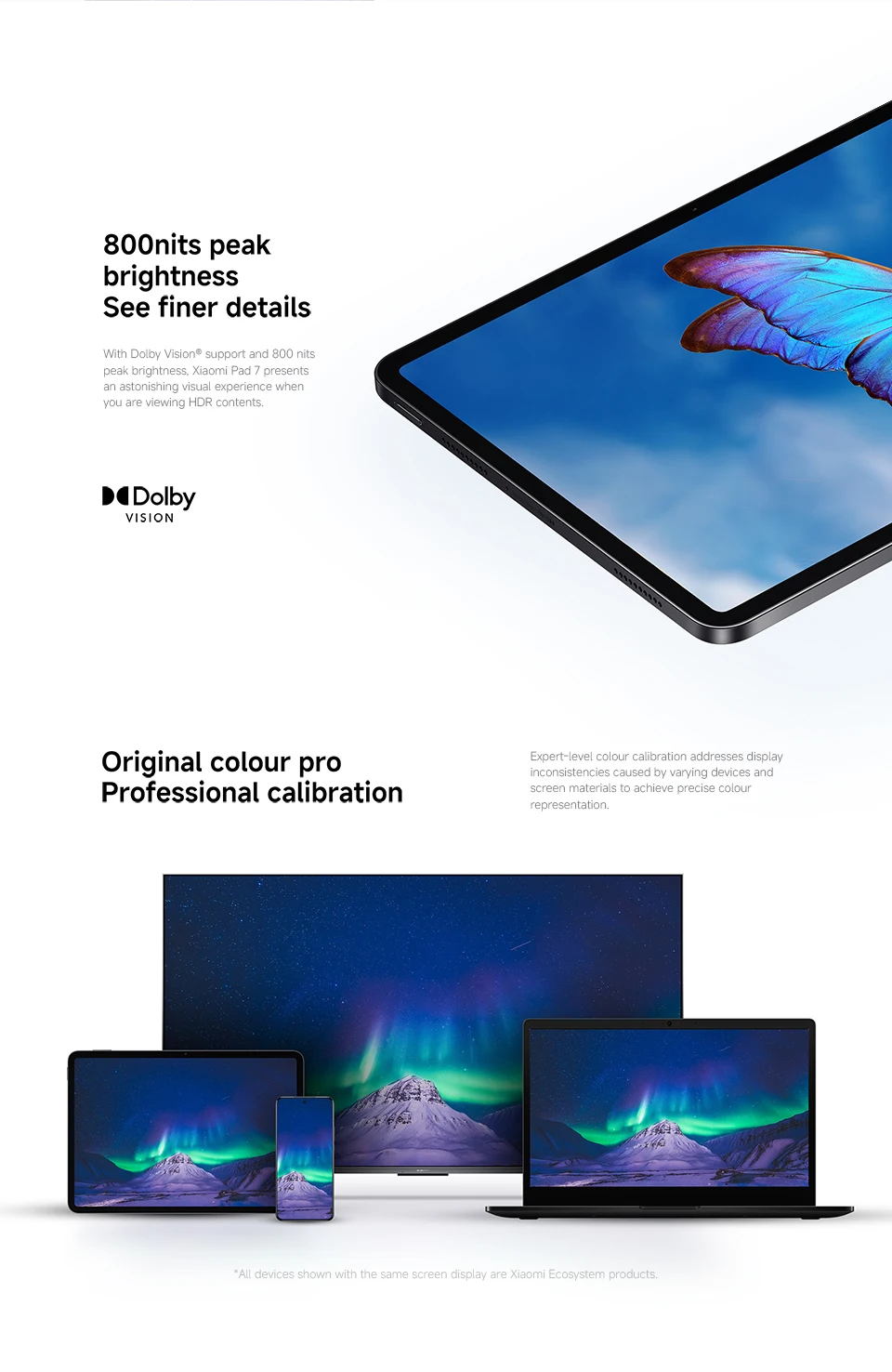 Global Version Xiaomi Pad 7 Snapdragon 7+ Gen 3 Octa-core CPU Tablet 8850mAh 13MP Camera 11.2" 3.2K Display 144Hz 45W Charging