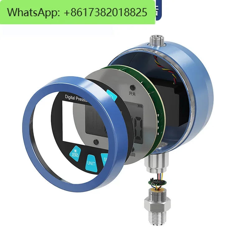 0.02 level high-precision digital pressure gauge, intelligent RS485 communication pressure gauge