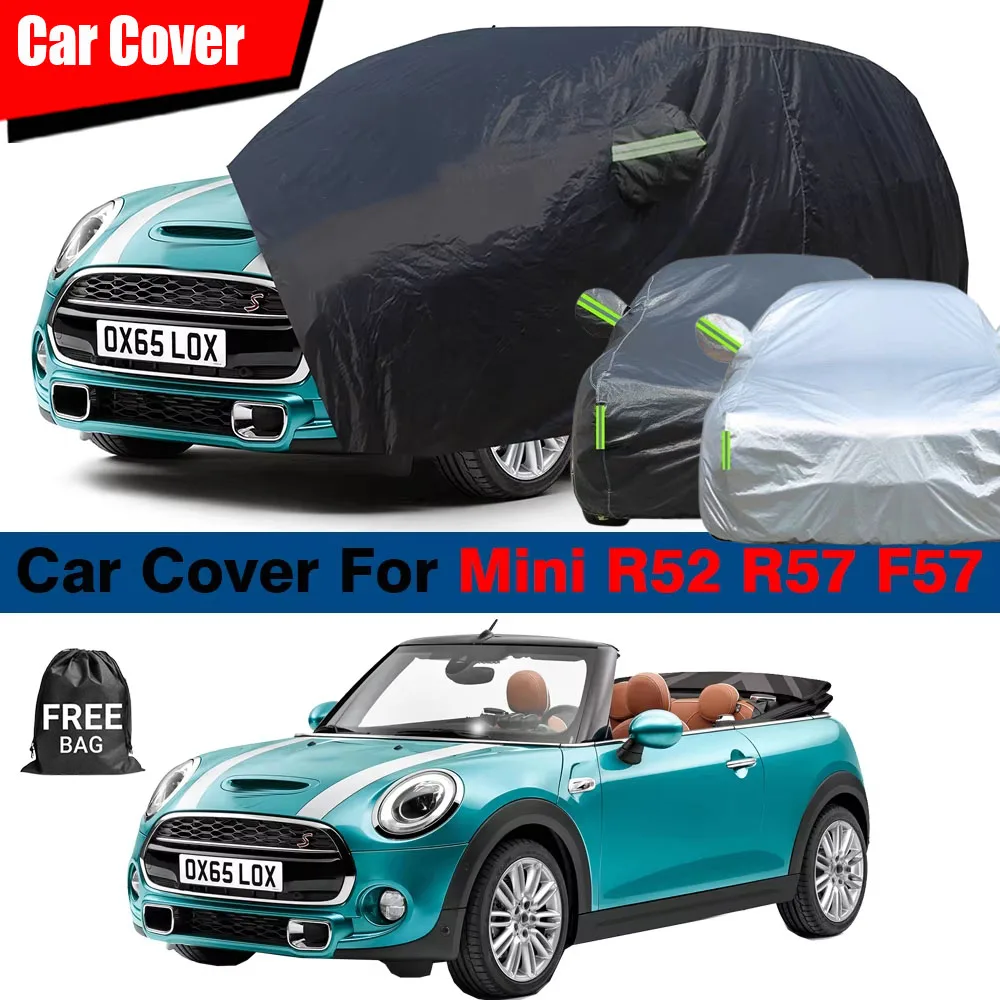 

Full Car Cover Waterproof Sun Shade Rain Snow Protection Auto Cover Dustproof For Mini R52 R57 F57 Convertible 2004-2025