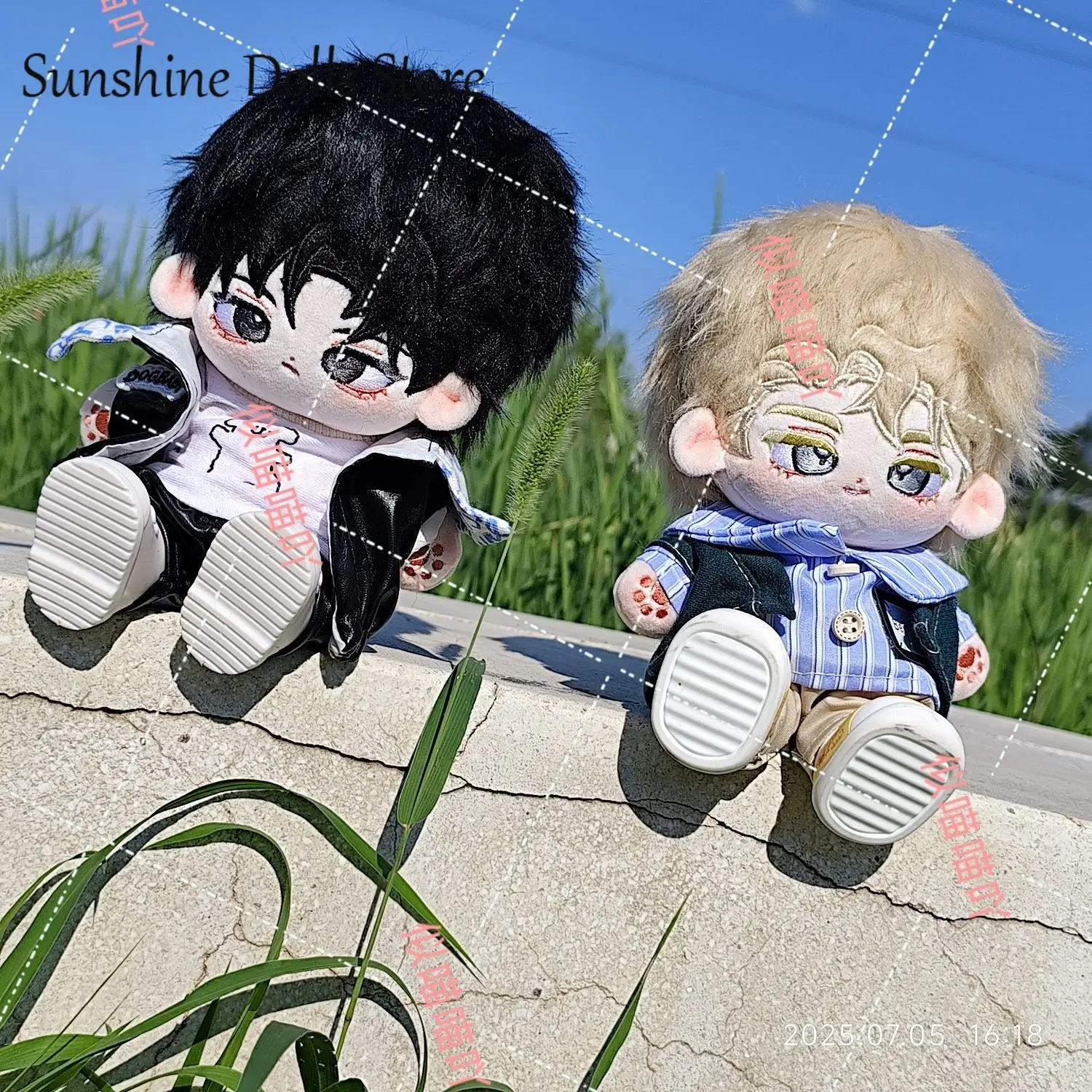 

20cm Korean Manhwa Roses and Champagne Lee Won Caesar Anime Figures Cosplay Plush Cotton Body Doll Toys Birthday Gifts