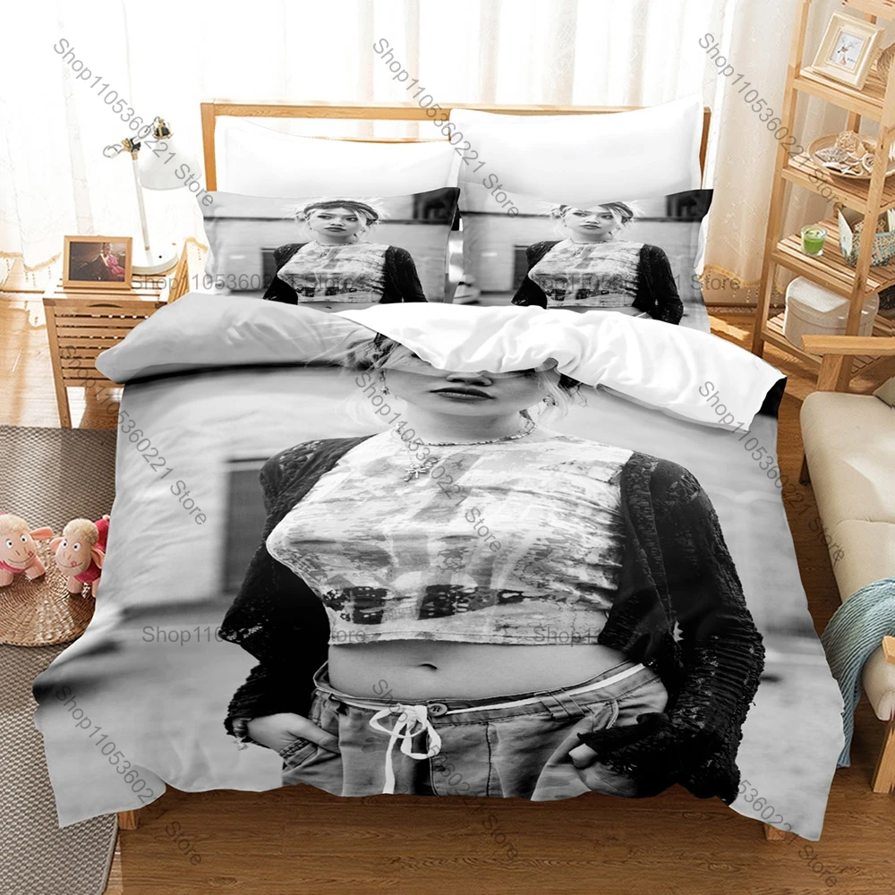 Beabadoobee 3D Print Bedding Set Includes Duvet Cover + 2 Pillowcases Dreamy 90s Grunge Bedroom Pop Beatopia Album Art Bedroom