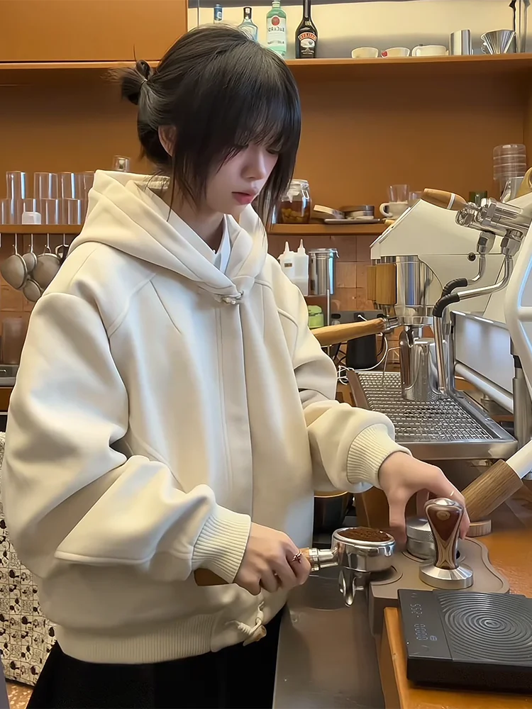 

Мужской кардиган-свитшот в клетку на пуговицах, утепленная версия, осенне-зимняя верхняя одежда с капюшоном, повседневная куртка Cleanfit