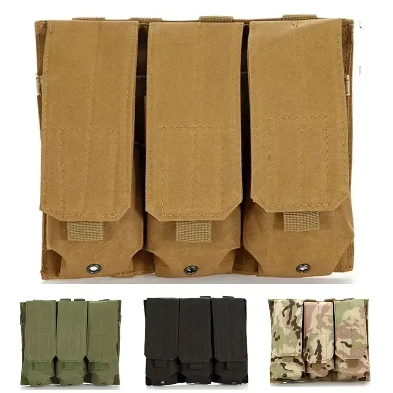 Taktische MOLLE Triple Magazintaschen Double Triple Shooting Mag Pouch Wargame Paintball Mag Bag für M4 AR15 Ak47