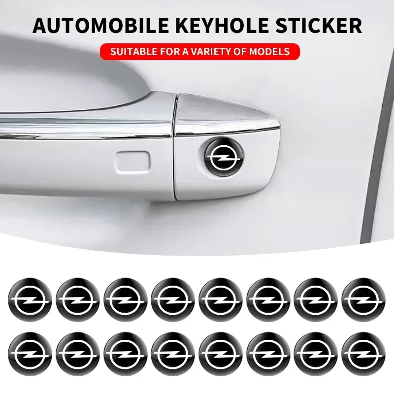 

New Car Door Key Hole Lock Anti-Dustproof Stickers For Opel Astra H G J Insignia Mokka Zafira Corsa Vectra C D Antara Combo