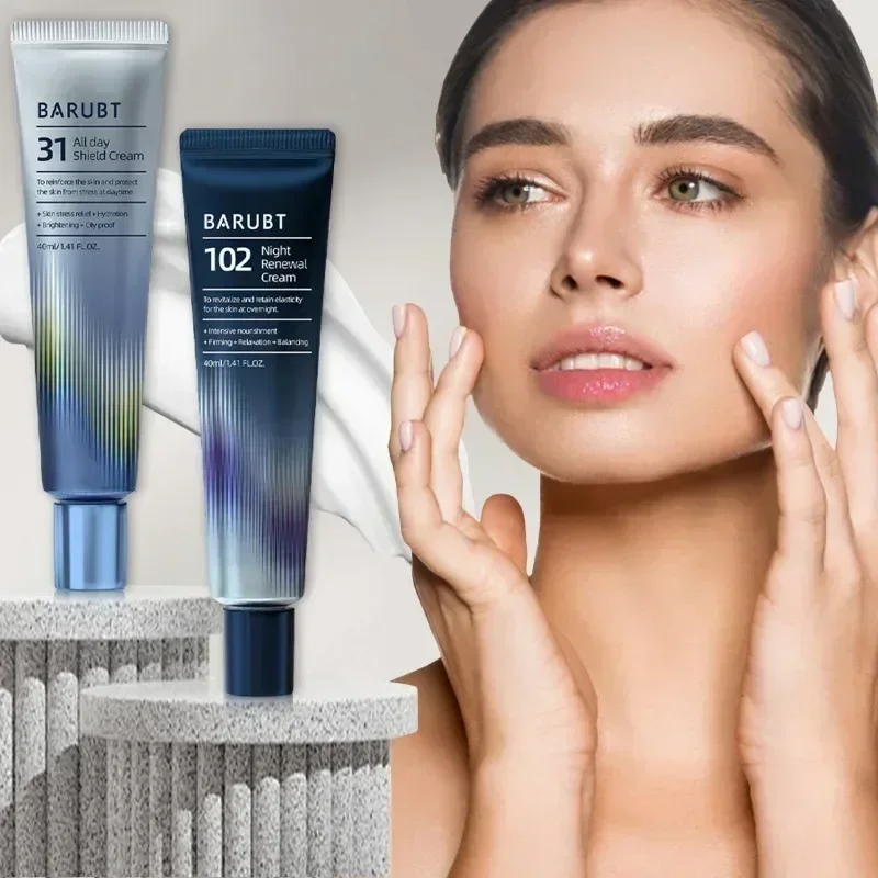 ( All-day&Night ) Centella Niacinamide Moisturizing Facial Cream Hyaluronic Acid Daytime Repair Overnight First Aid Face Cream
