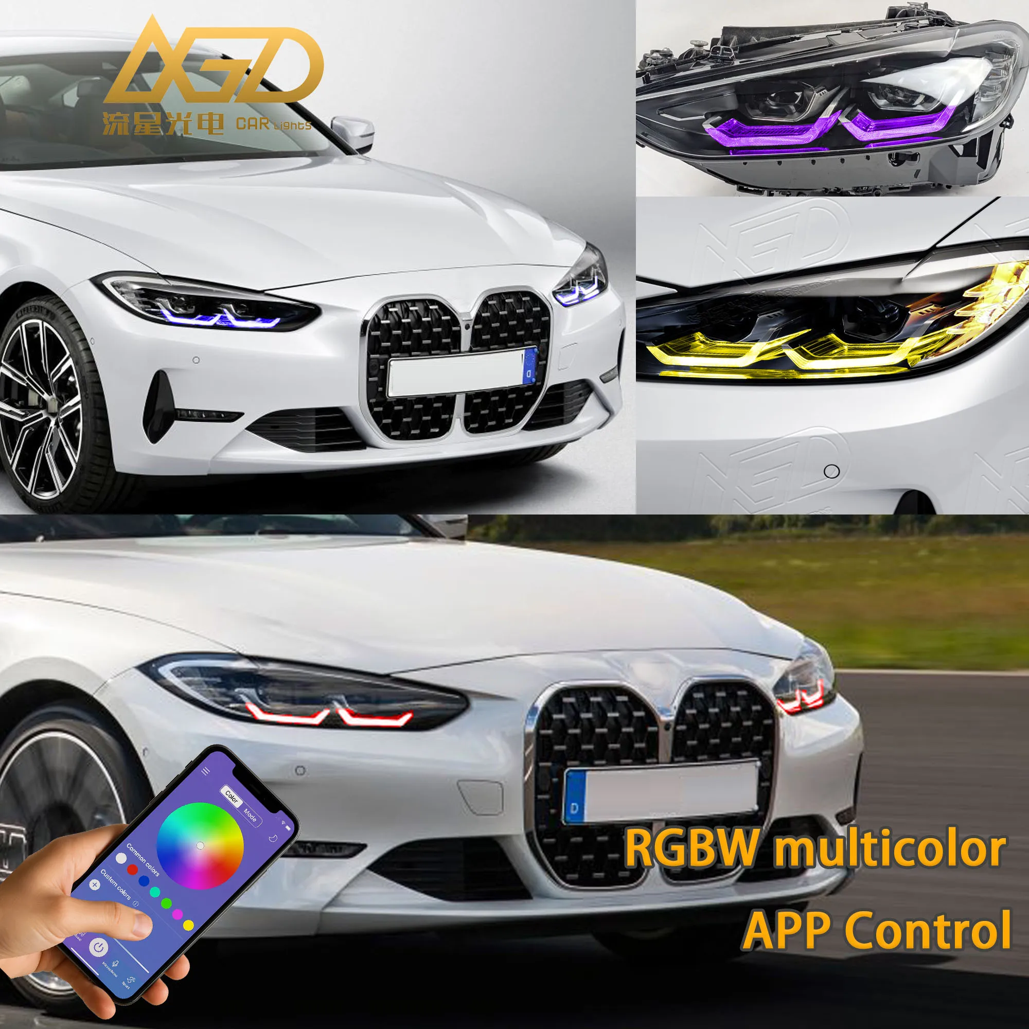 

RGBW DRL Borads for BMW 21-23 4 Series G80 M3 G82 M4 G22 G26 Fits Global LED Headlight